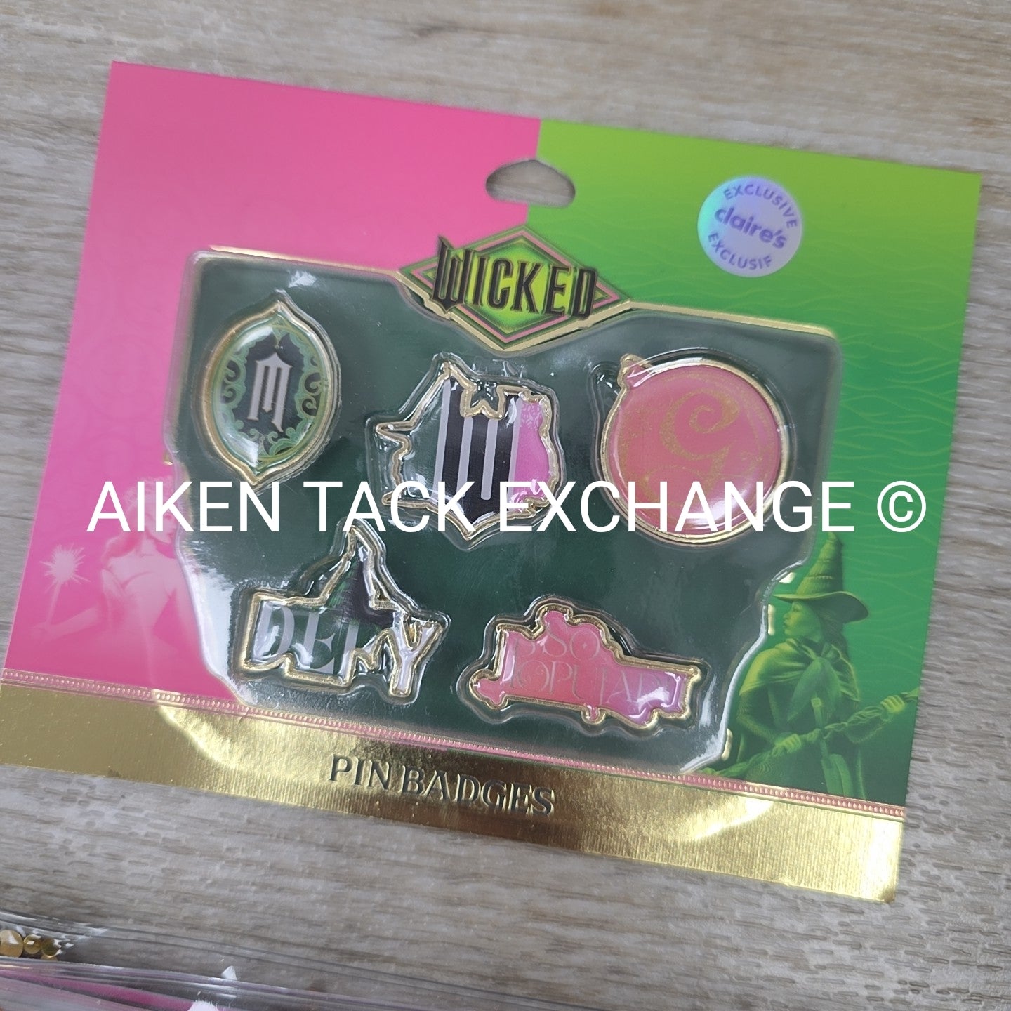 Claire's Wicked Bundle: Shaker Planner, Pin Badges, Hair Clip, Scrunchie Set