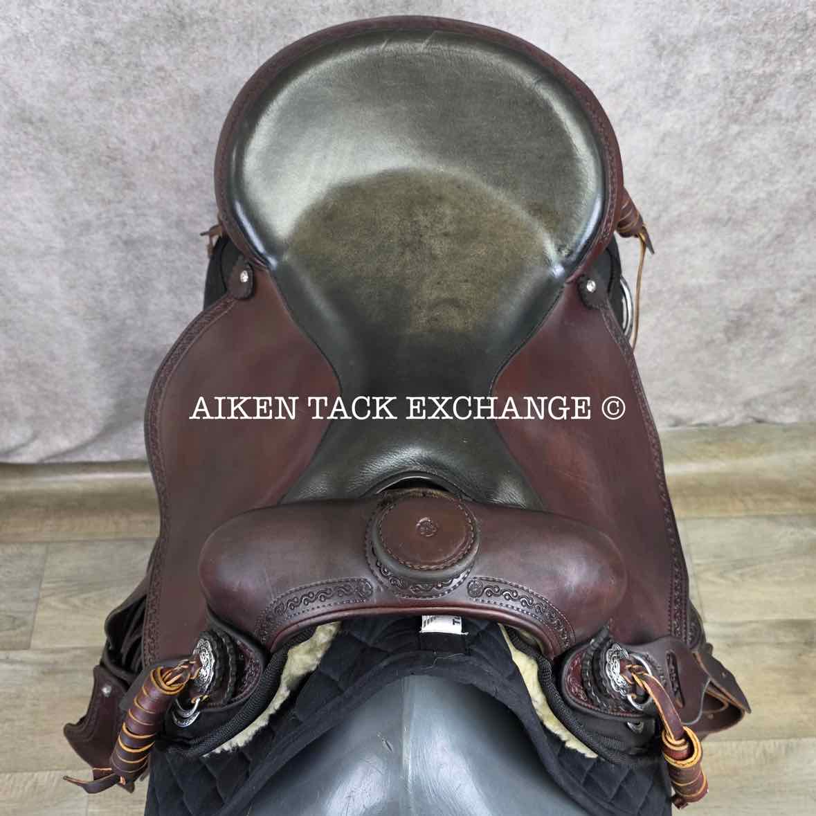 2020 Crest Ridge Saddlery Crusade Lite Western Saddle, 17" Seat, Wide Tree - Full QH Bars