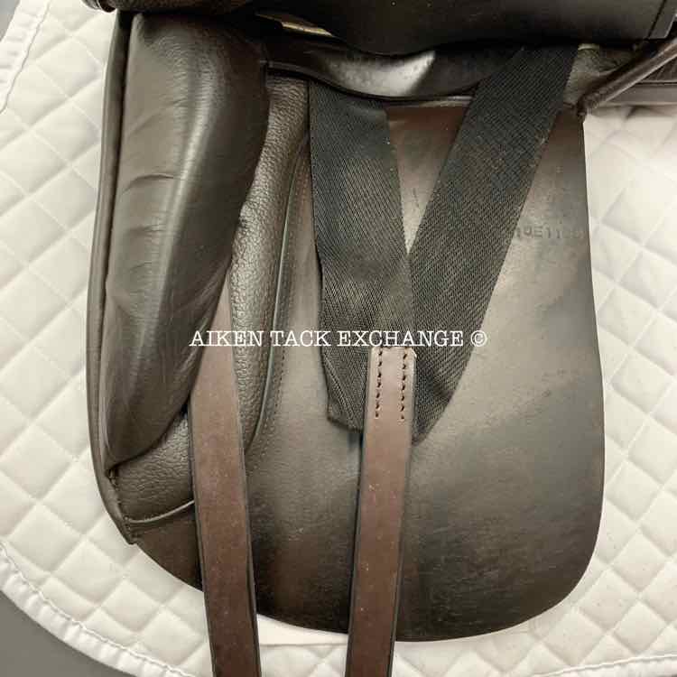 **SOLD** 1998 Schleese JES Dressage Saddle, 17" Seat, Wide Tree, Wool Flocked Panels