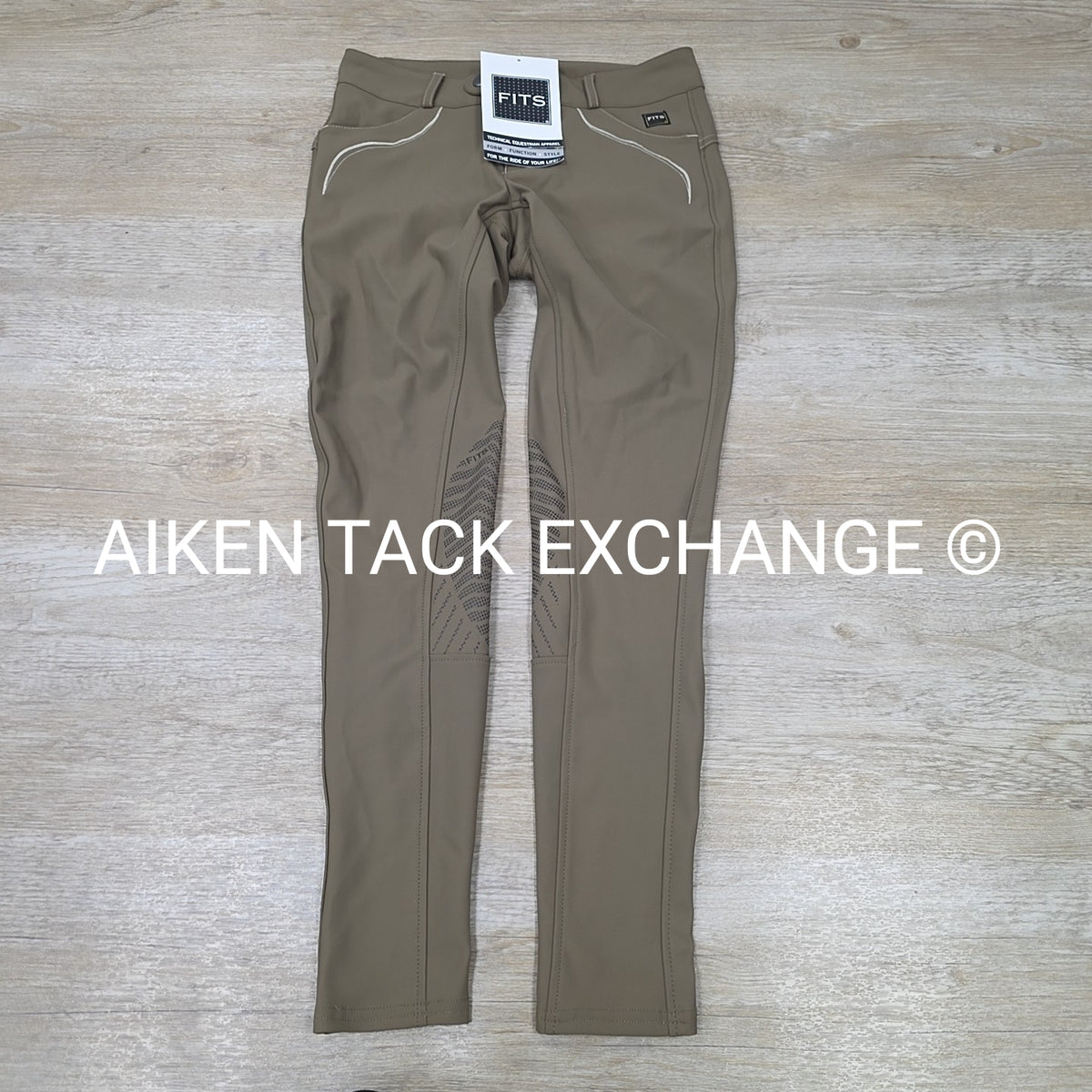FITS Abbey Silicone Grip Knee Patch Breeches, Size Small
