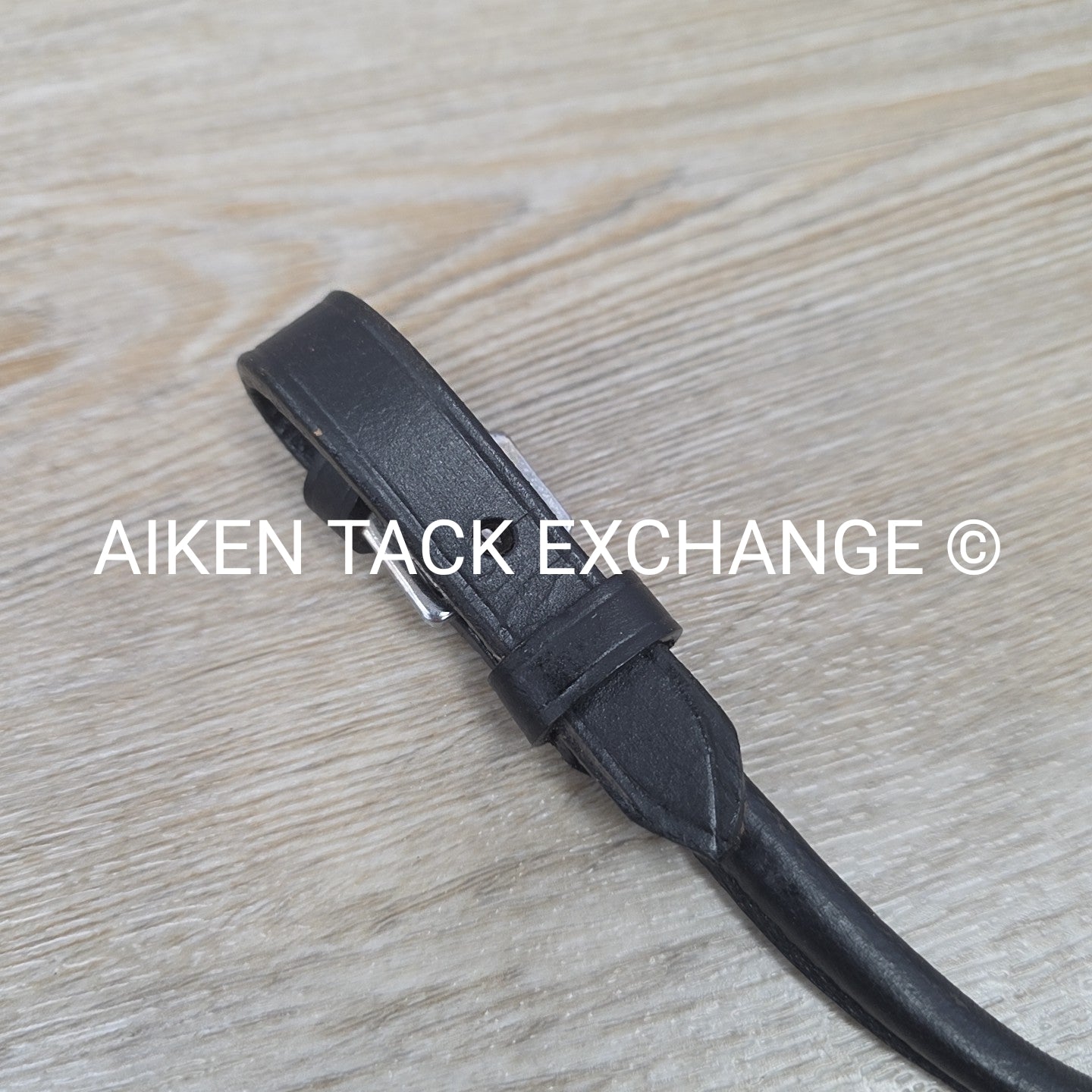 Rolled Leather Saddle Grab Strap