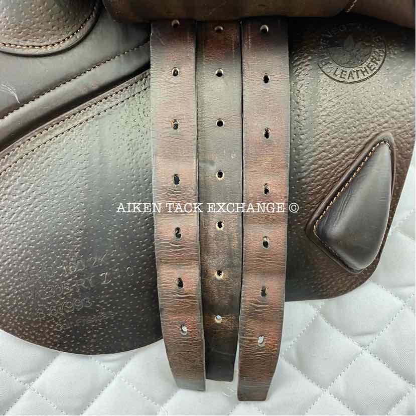 2018 CWD SE10 Close Contact Jump Saddle, 16" Seat, 2K Flap, MW Tree, Foam Panels, Full Buffalo Leather