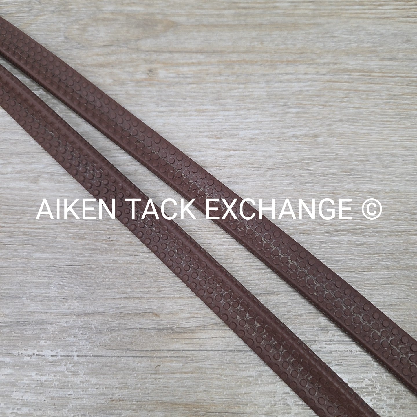 Schockemohle Rubber Reins, Brown, 56"