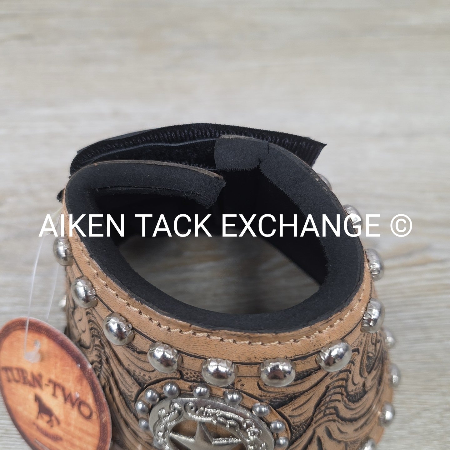 Turn-Two Equine No Turn Bell Boots, Size Medium