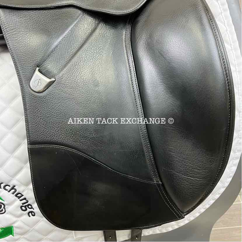 **SOLD** 2014 Bates Isabell Werth Dressage Saddle, 17" Seat, Adjustable Tree - Changeable Gullet, Wool Flocked Panels