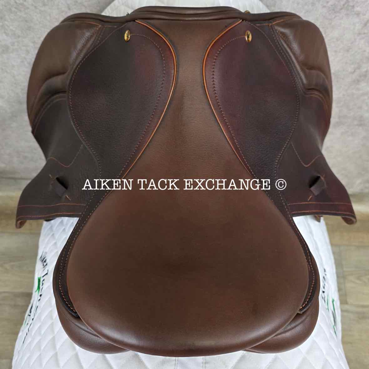 **SOLD** 2015 Black Country Wexford Jump Saddle, 16.5" Seat, Medium Tree, Wool Flocked Panels