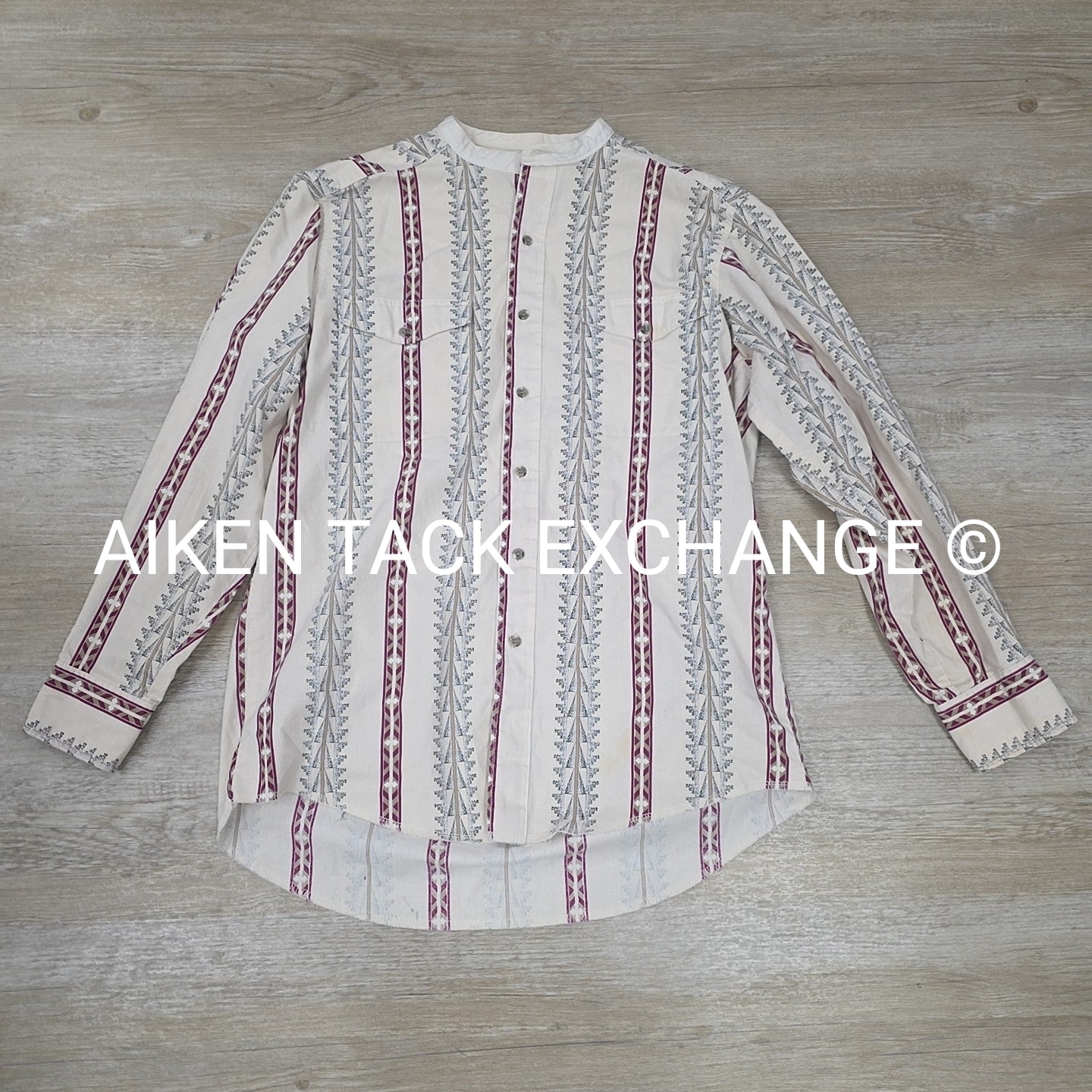 Wrangler X-Long Tails Button Up Shirt, Men's Medium