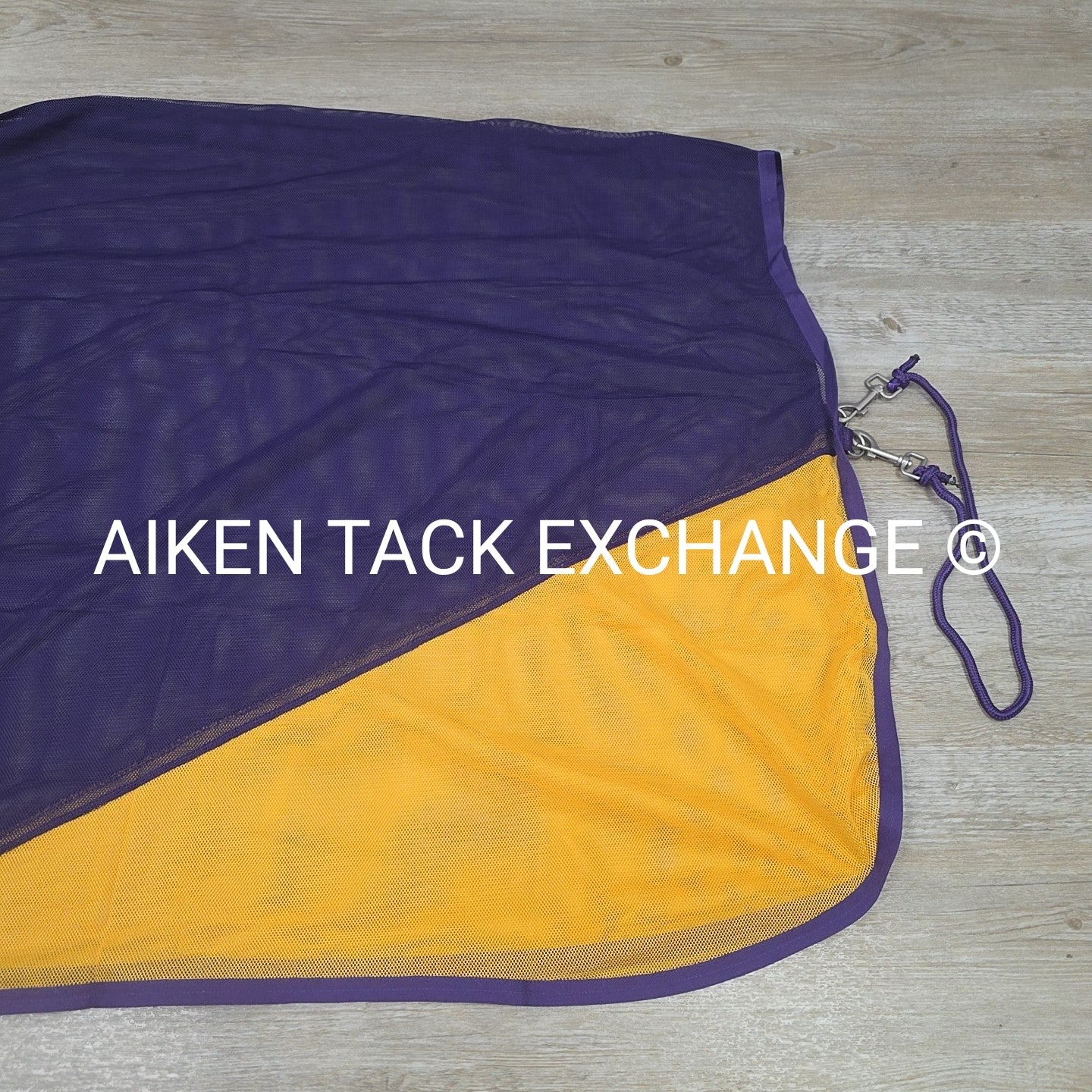Fenwick Equestrian BodyGuard Mesh Cooler, Purple/Yellow, 76"