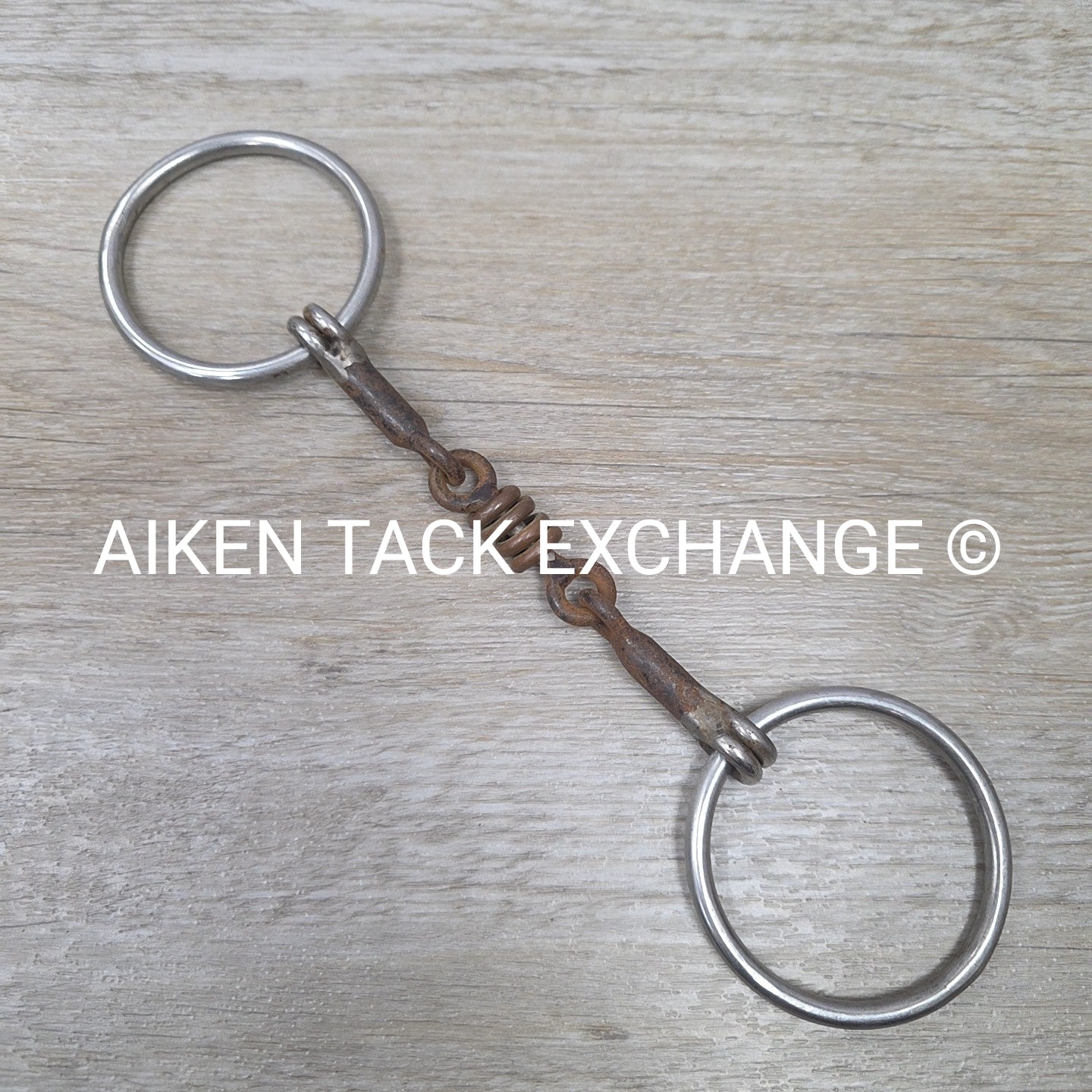 Sweet Iron Dogbone with Copper Rings Loose Ring Bit 5.25"