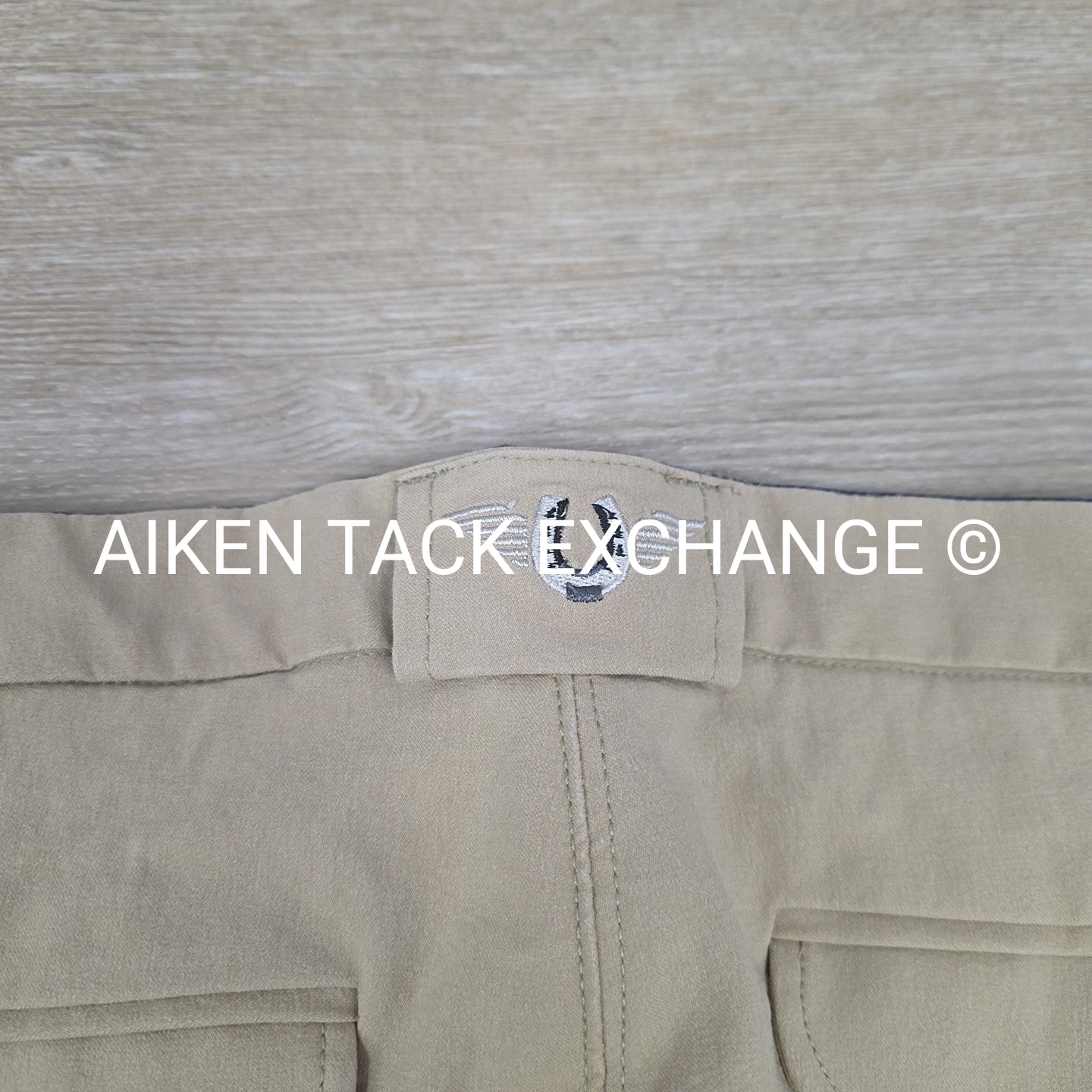 TuffRider Front Zip Knee Patch Breeches, Men's 34