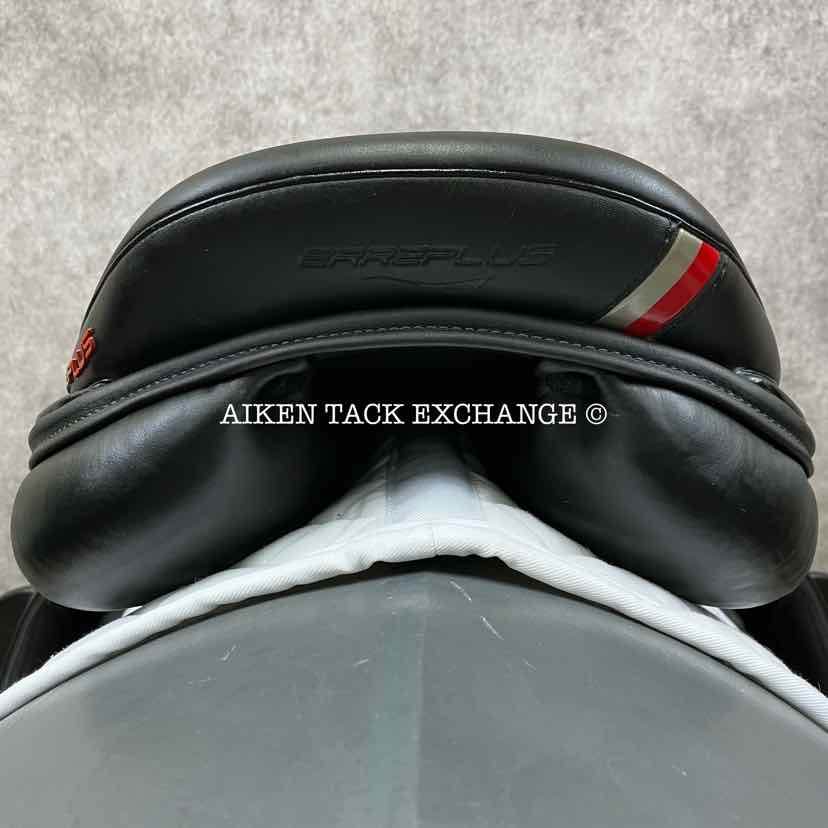 2020 Erreplus E-Contact Monoflap Jump Saddle, 18" Seat, Adjustable Tree, Wool Flocked Panels