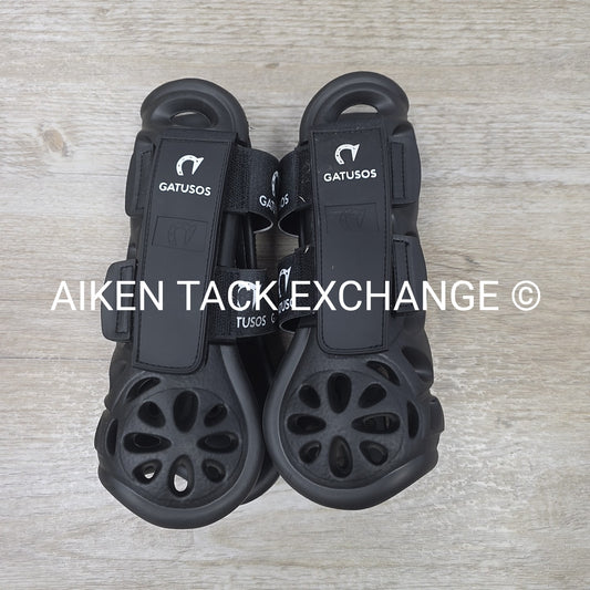 Gatusos Front Air Boots, Black, Size Large