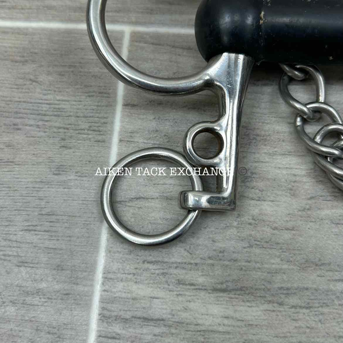Korsteel Mullen Mouth Soft Rubber Pelham Bit 5.5"