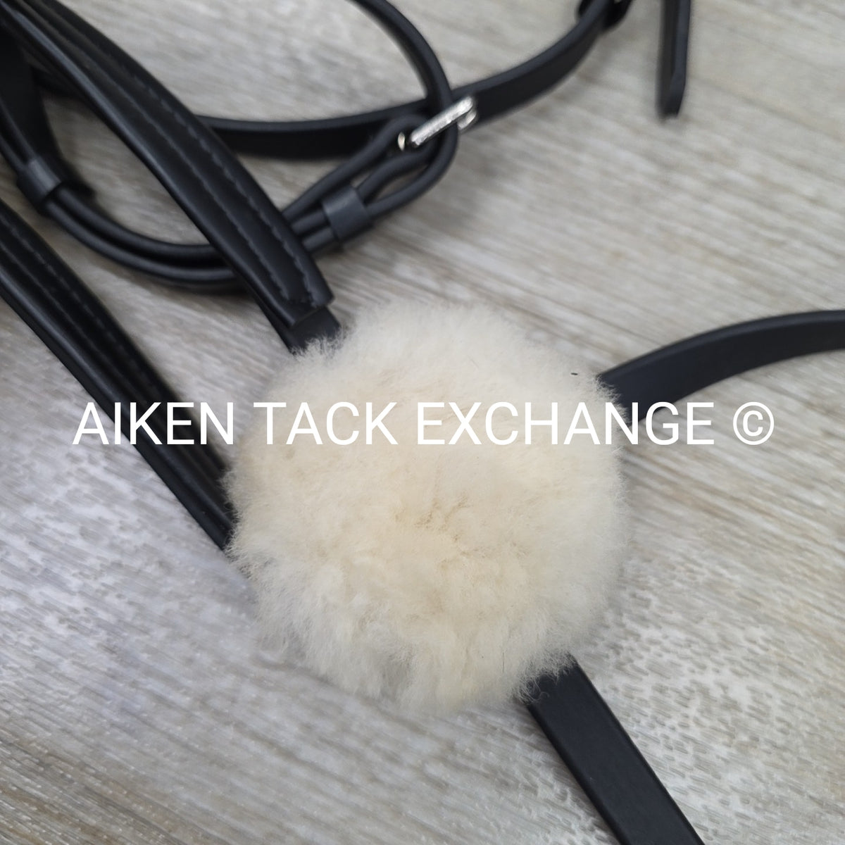 Tekna Synthetic Figure 8 Bridle, No Reins, Black, Size Full
