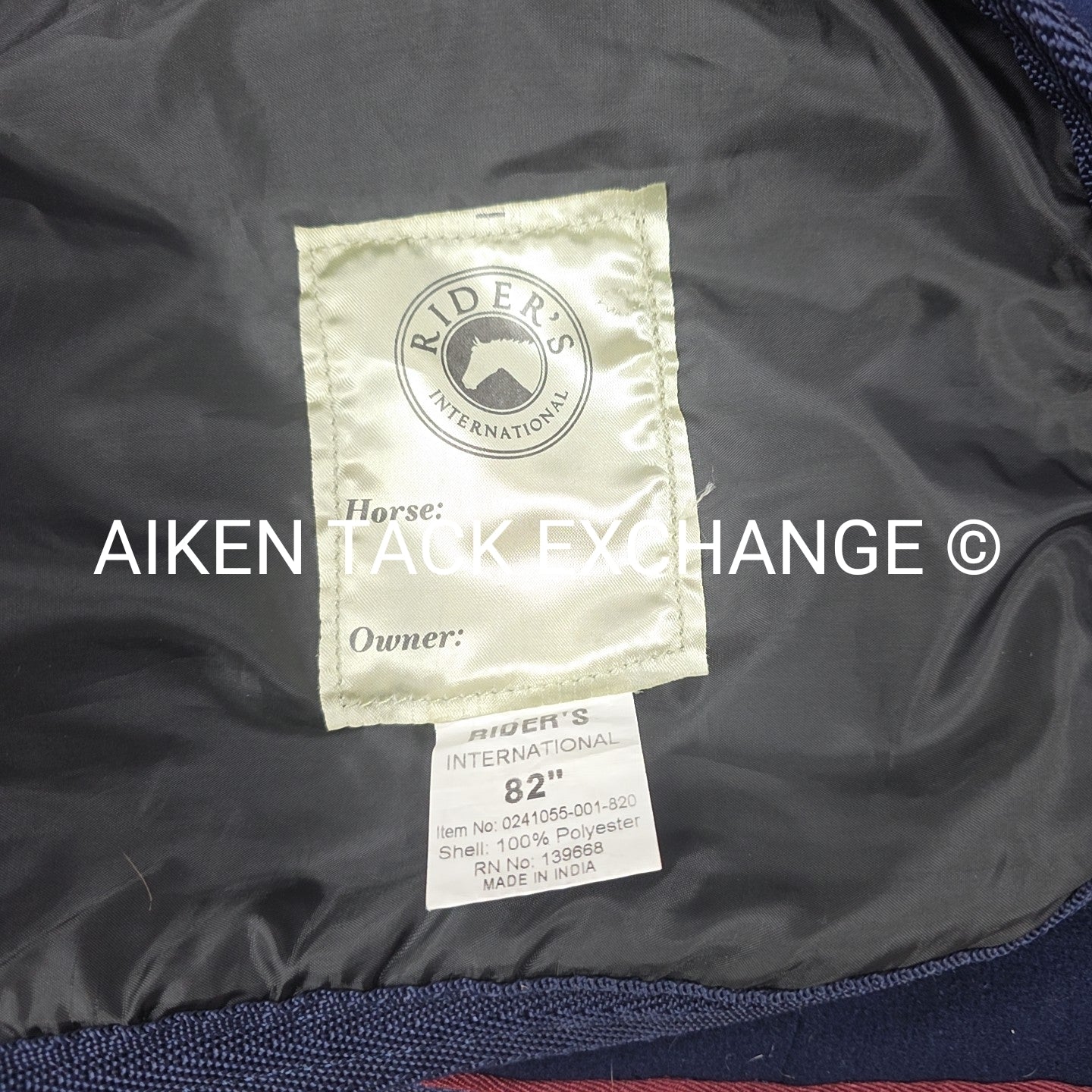 Dover Saddlery Riders International Cozy Neck fleece Cooler, 82"