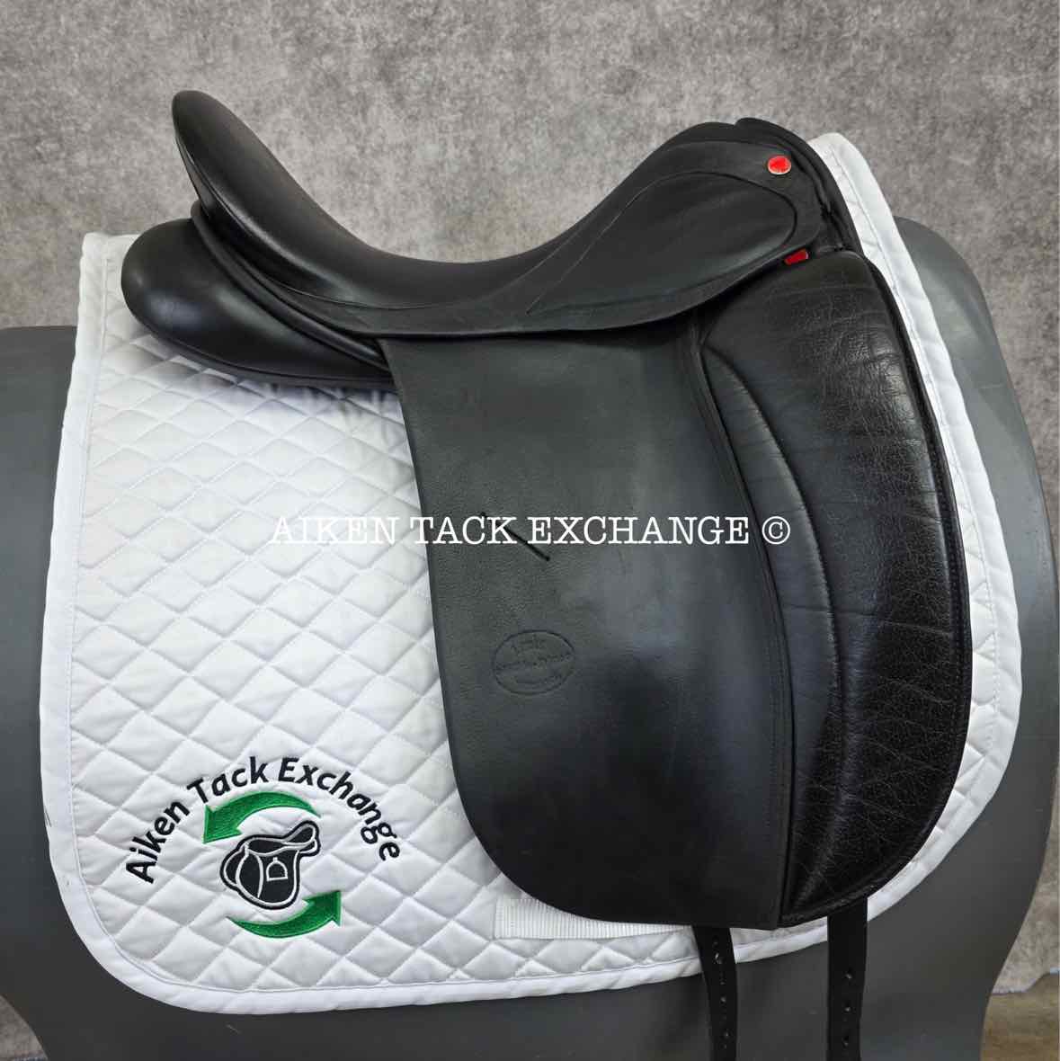 SDL Lemke Buffalo Deluxe Dressage Saddle, 17.5" Seat, MW Tree, Wool Flocked Panels
