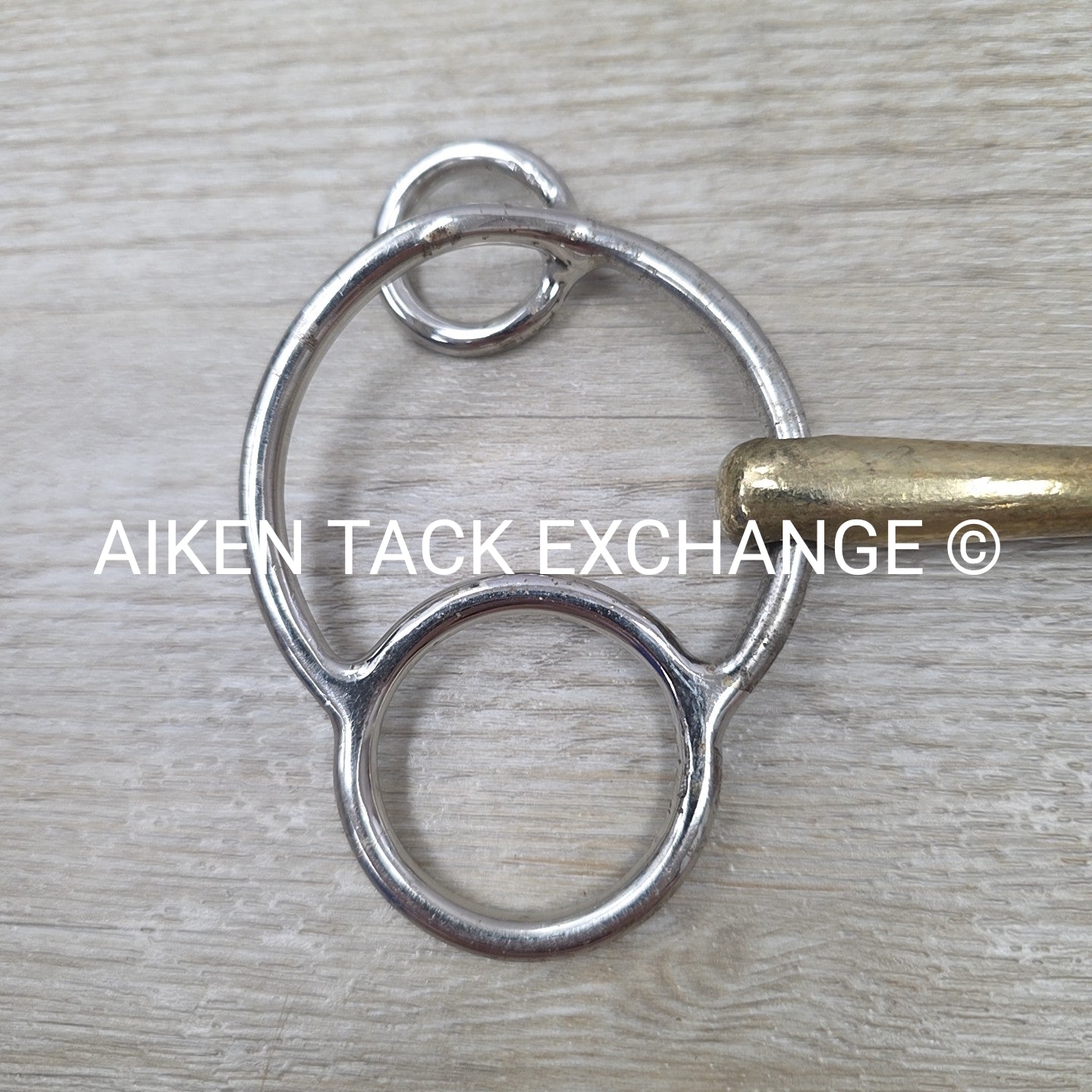 UKSALES25 Double Joint 2 Ring Gag Bit 5.75"