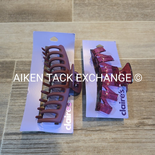 Claire's Claw Clip Bundle -  2 Total