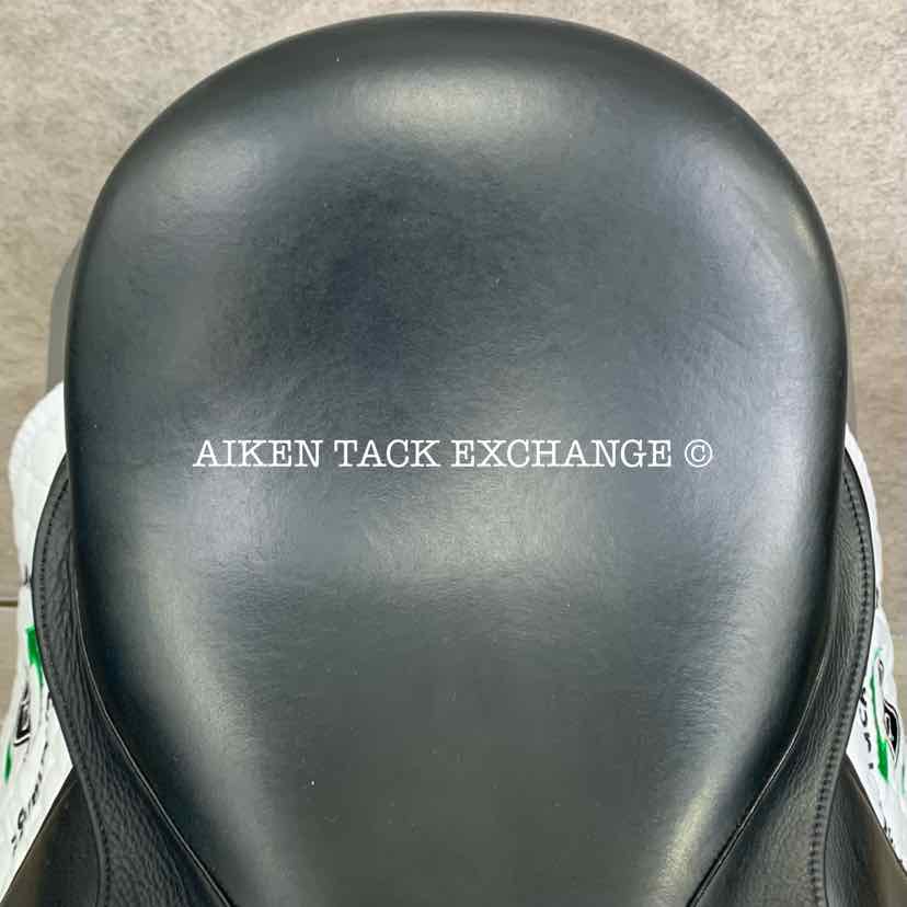 2015 Frank Baines Union Lux Monoflap Dressage Saddle, 18" Seat, Medium Wide Tree, Wool Flocked Panels