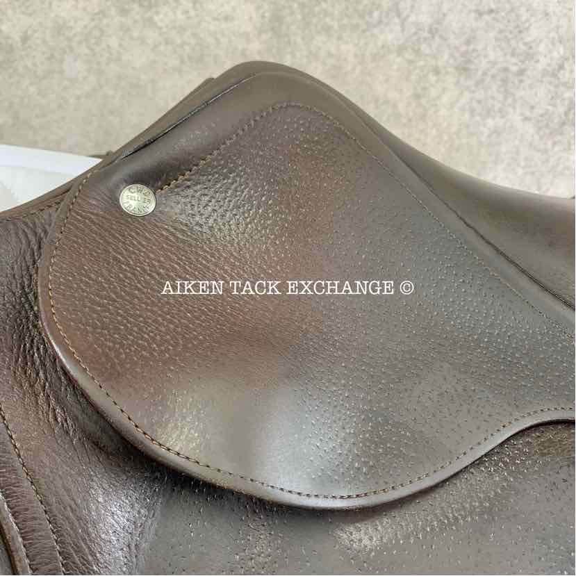 **SOLD** 2011 CWD SE02 Close Contact Jump Saddle, 17.5" Seat, 3C Flap, Medium Tree, Foam Panels