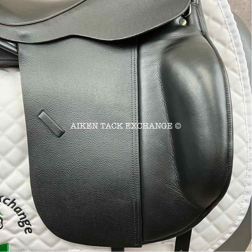 2022 Trilogy Verago Elite Dressage Saddle, 18" Seat, Medium Tree, Wool Flocked Panels