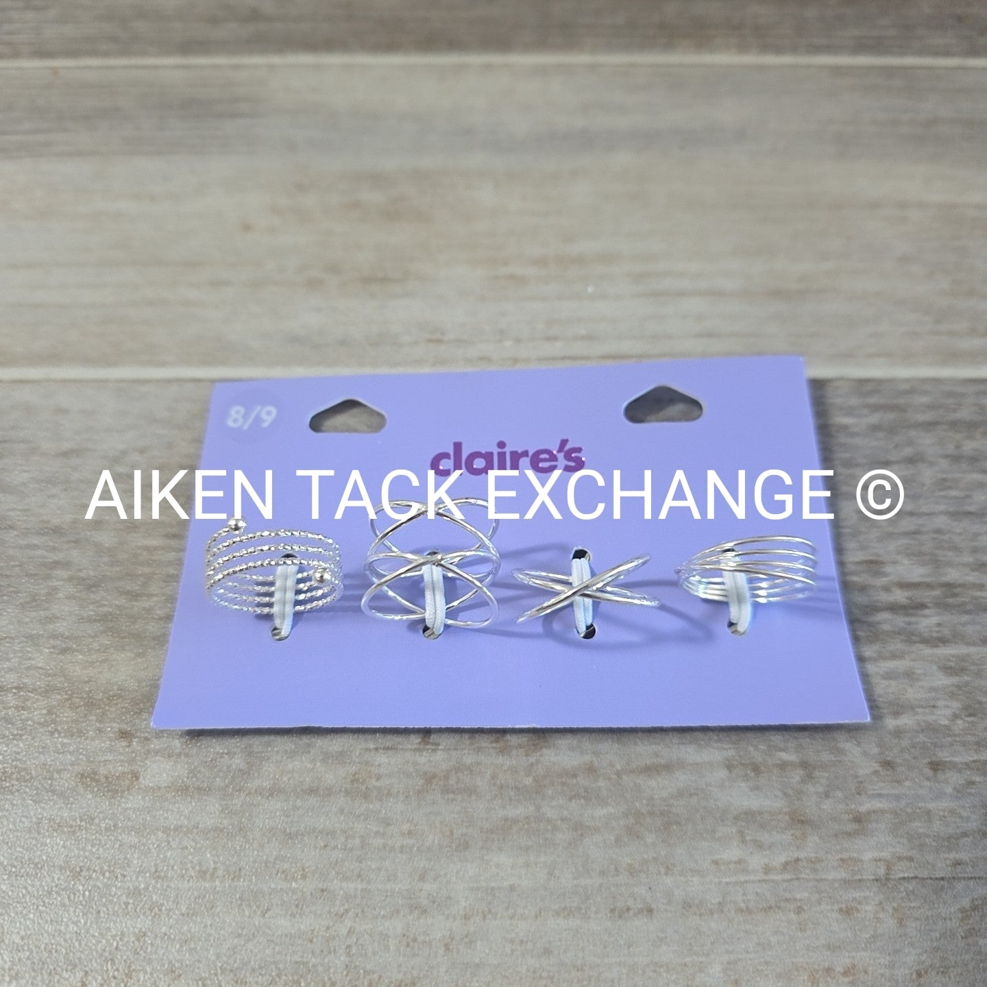 Claire's Ring Set (4) - Size 8/9