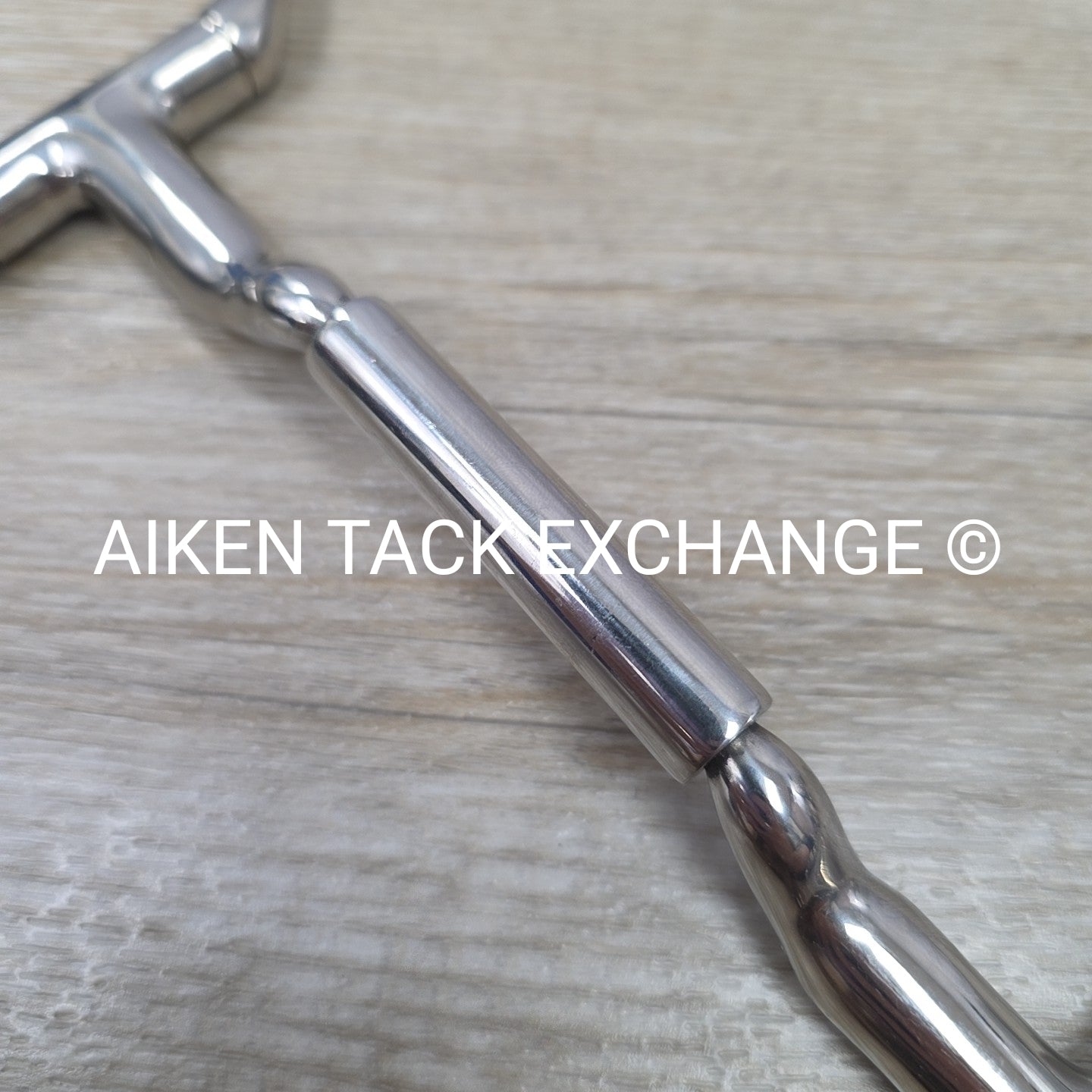 Myler Eggbutt without Hooks Forward Tilt Ported Barrel Bit MB 36 6"