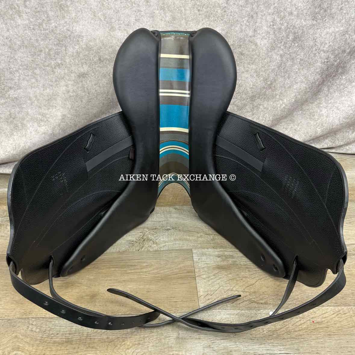2017 Voltaire Adelaide Monoflap Dressage Saddle, 18" Seat, 3A Flap, W/XW Tree, Foam XFIN Panels, Full Buffalo Leather