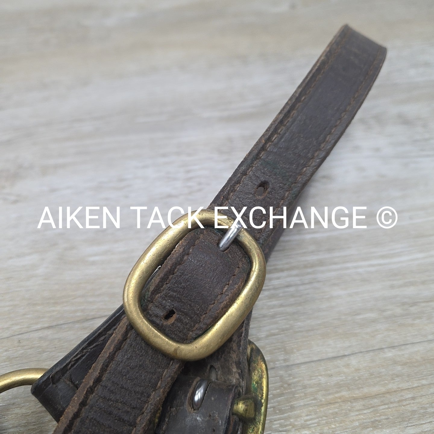 BARGAIN BUNDLE: 2 Leather Halters, Brown, Size Full