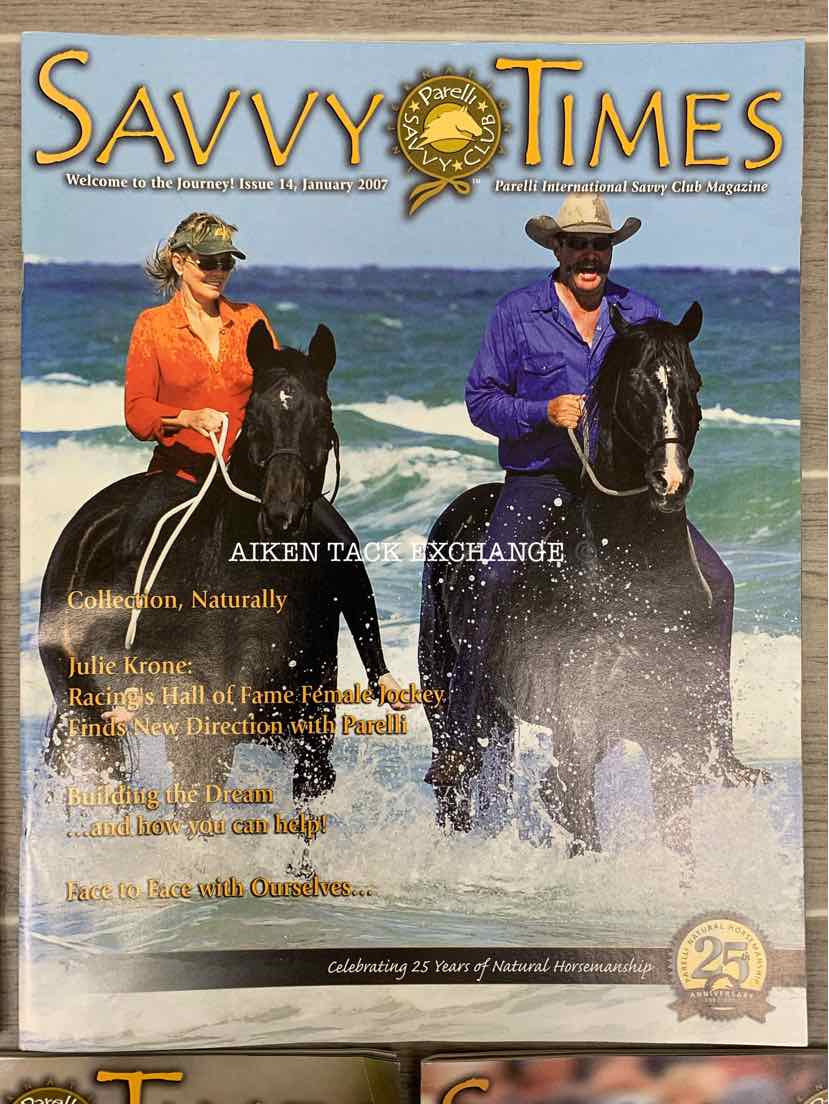 Parelli Savvy Times Magazines: October 2005, January, May, August, & November 20