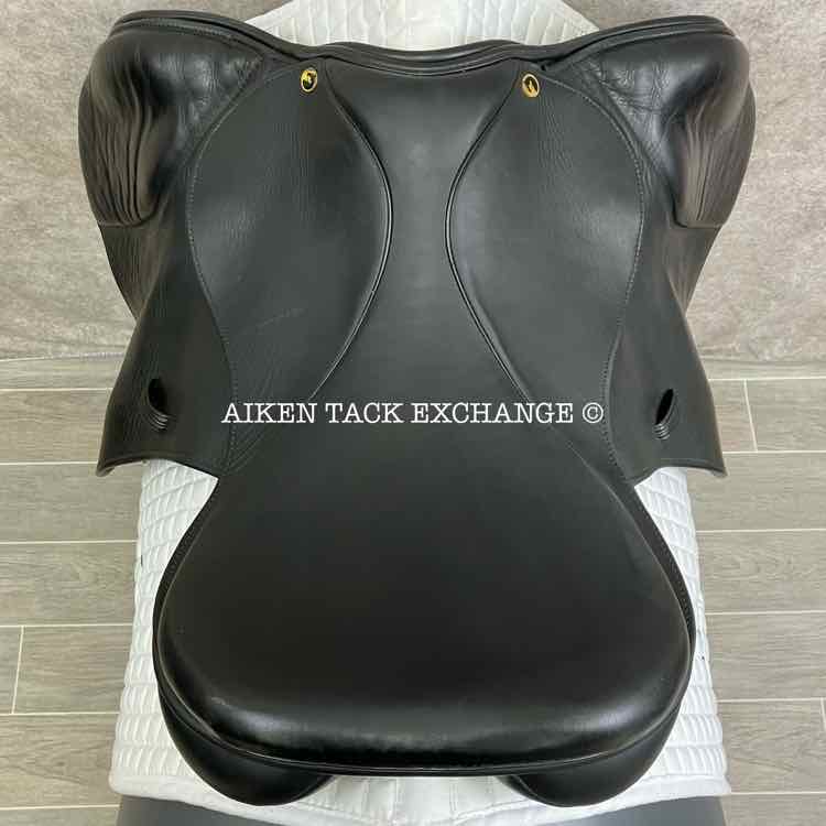 2018 Barclay & Co. by Ideal Pro-Shock Close Contact Jump Saddle, 19" Seat, Wide Tree, Wool Flocked Panels