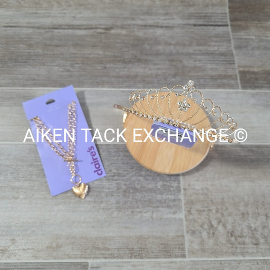 Claire's Tiara + Necklace