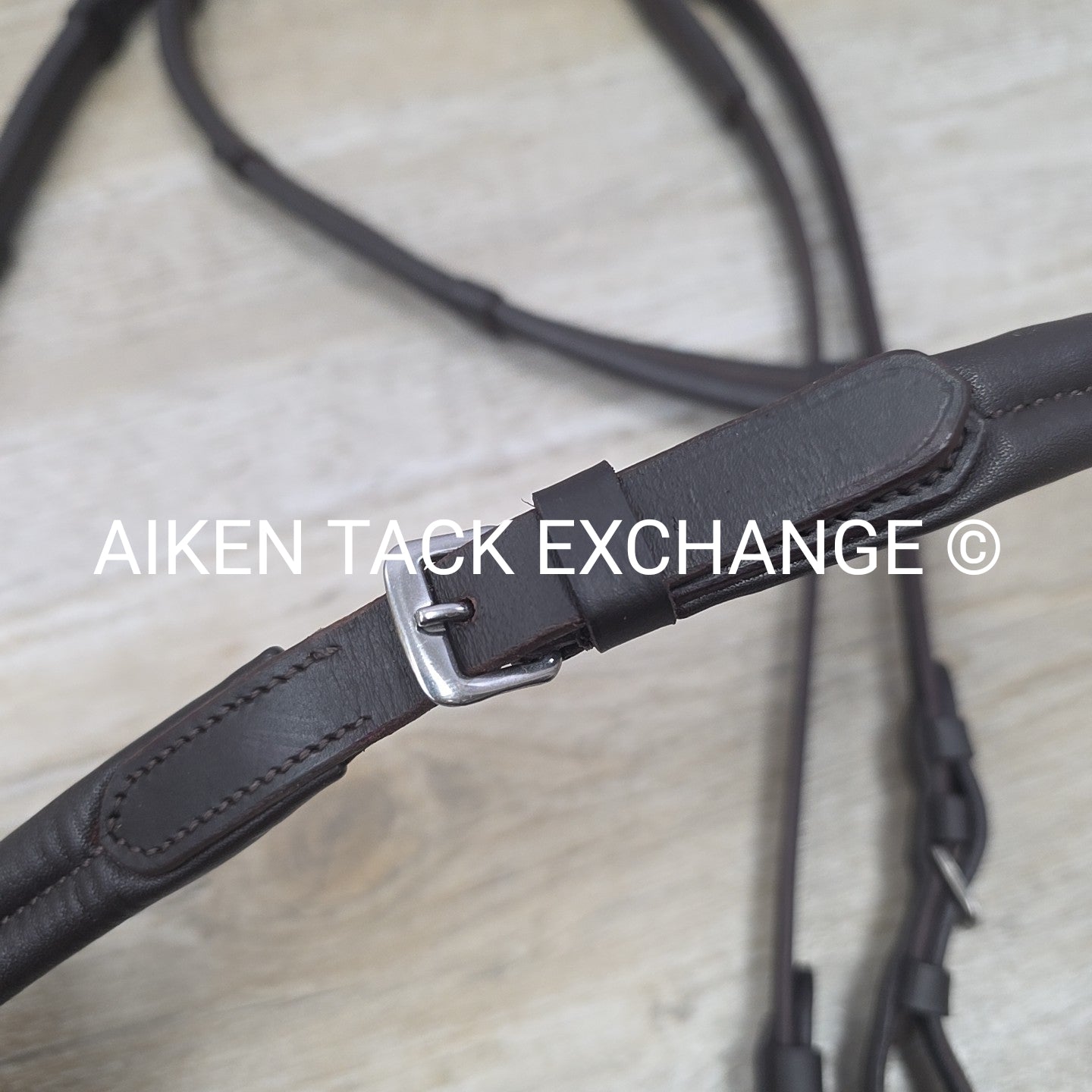 Cushion Grip Reins with Hand Stops, Brown, 56"