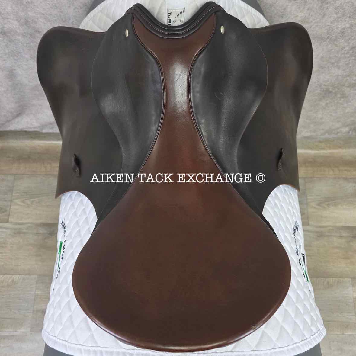 1993 Passier Gewalkt VD All Purpose Saddle, 17" Seat, Medium Tree, Wool Flocked Panels