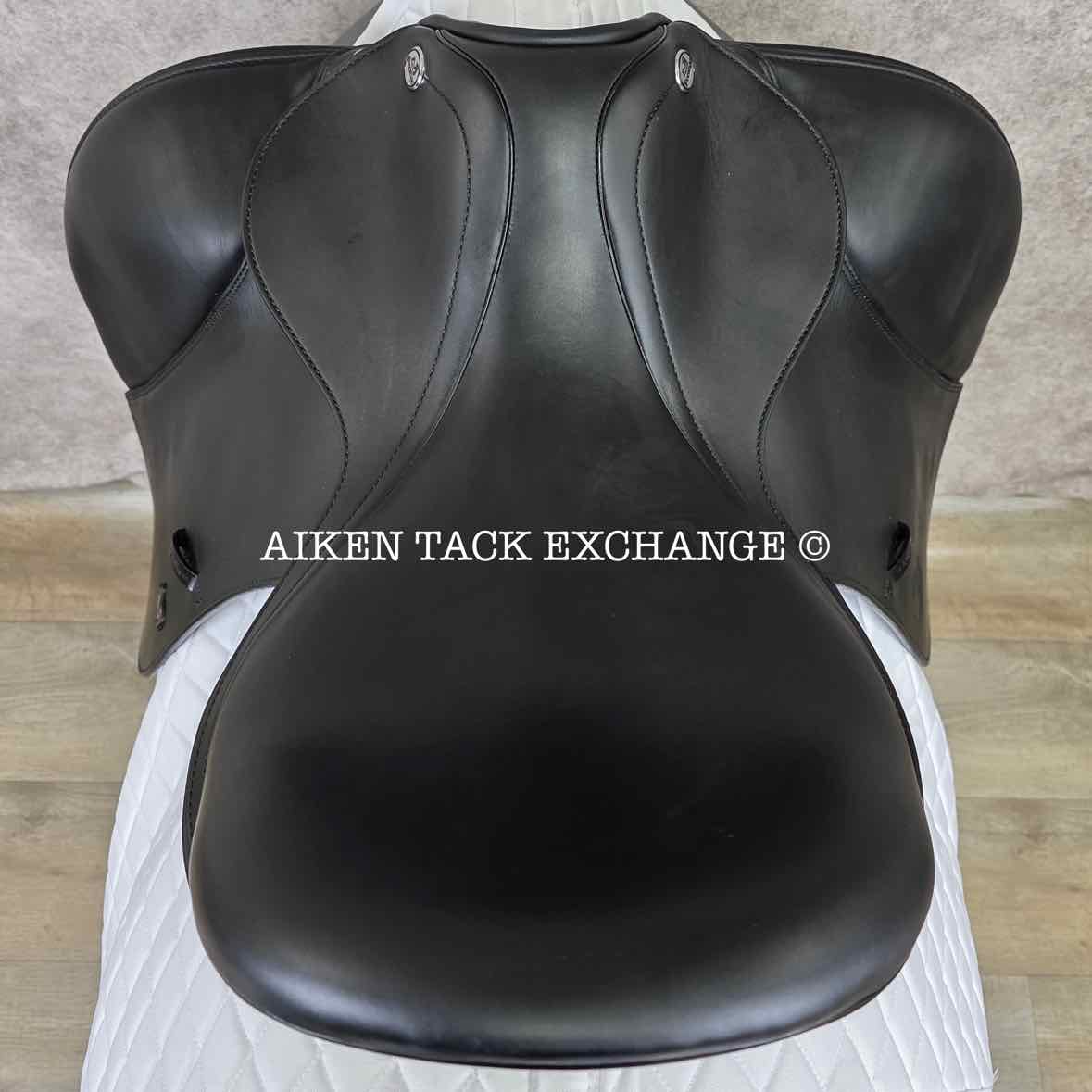 2017 Prestige X-D2 K Zero Monoflap Dressage Saddle, 18" Seat - Short Flap, Medium Tree, Wool Flocked Panels