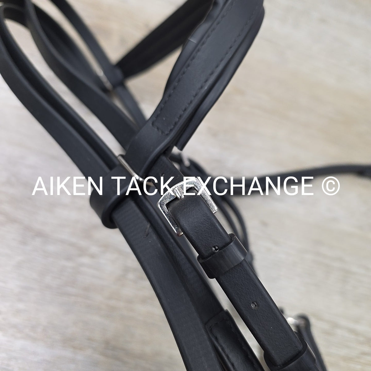 Tekna Synthetic Figure 8 Bridle, No Reins, Black, Size Full