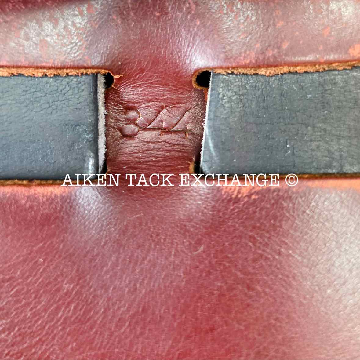 Stubben Edelweiss CS Close Contact Jump Saddle, 17" Seat, 31cm Tree - MW, Wool Flocked Panels