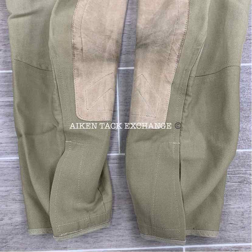 BARGAIN BUNDLE: 2 Pairs Tailored Sportsman Side Zip Knee Patch Breeches, Size 32