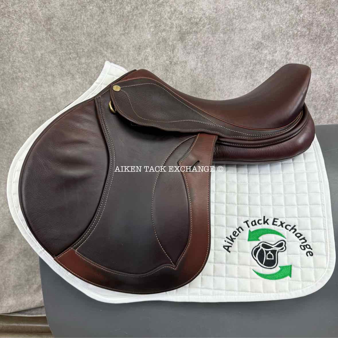 2017 Peter Horobin Stride Free Munich Jump Saddle, 17.5" Seat, Medium Wide Tree, Wool Flocked Panels