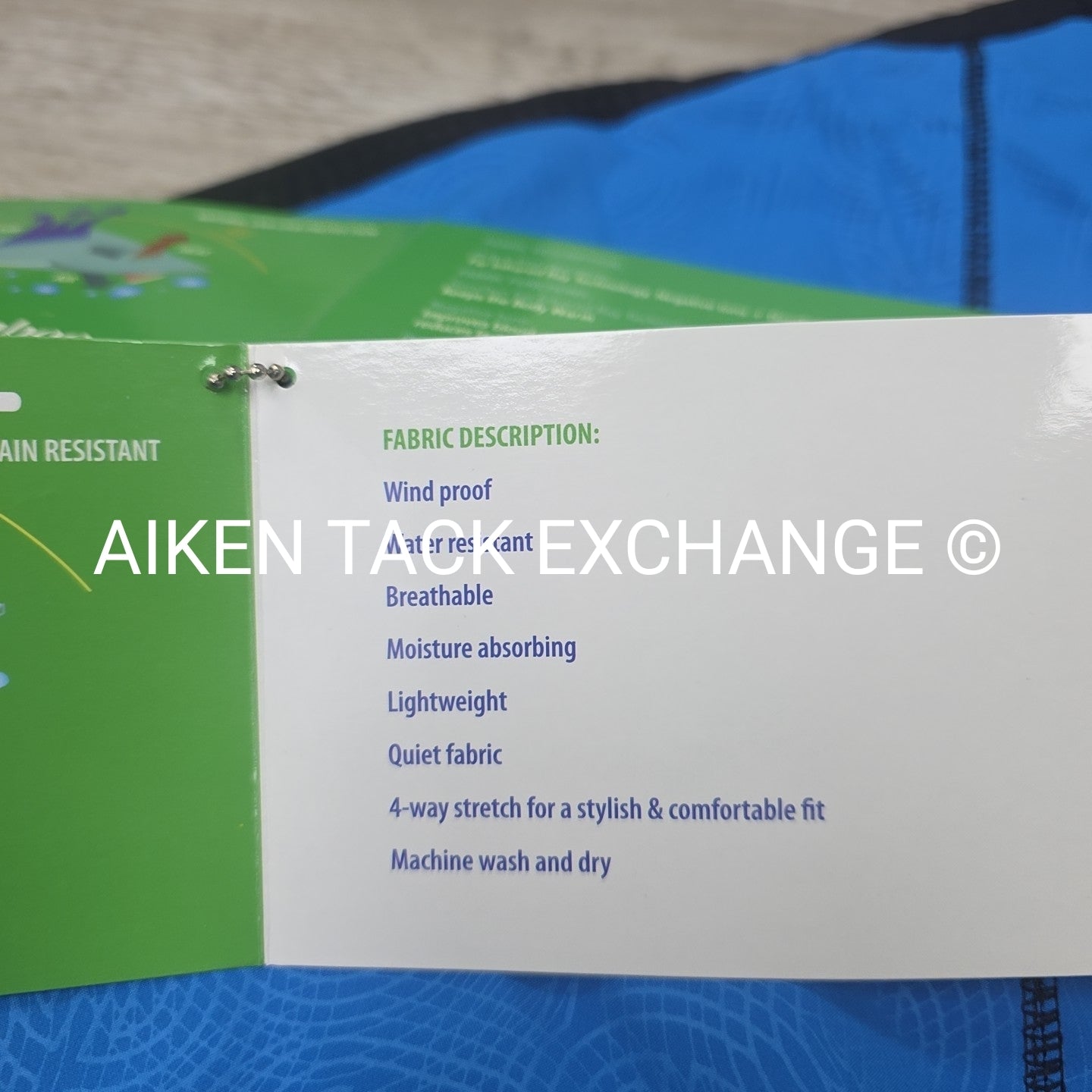 Fenwick Equestrian Softshell Therapeutic Bamboo Blanket, Blue, Size 86"