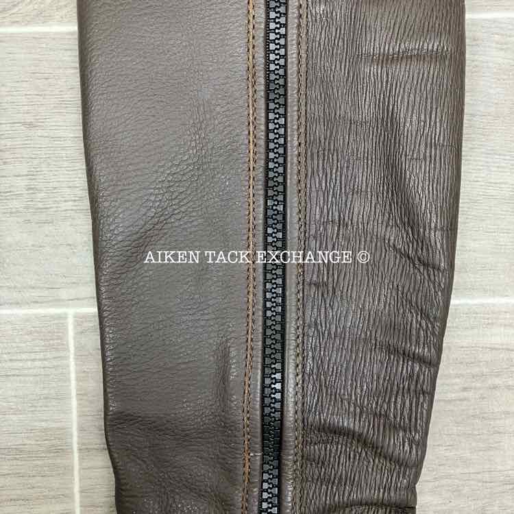 Tredstep Deluxe Half Chaps, Brown, Size 14" Calf 18" Height