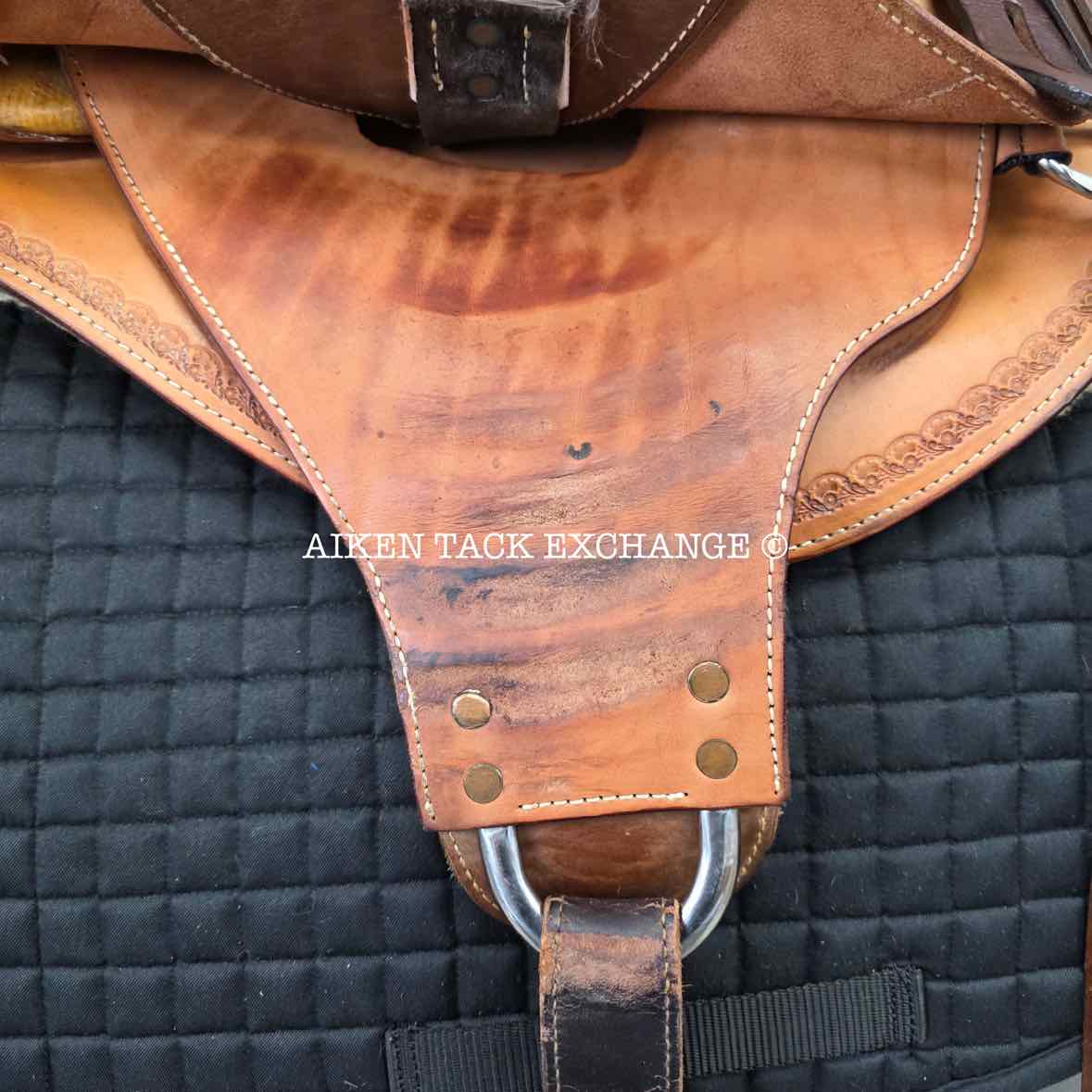 **SOLD** Ortho-Flex Western Saddle, 16" Seat, Flex Panels