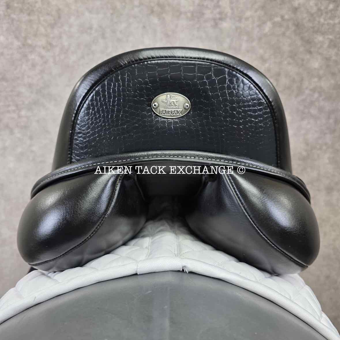 Fairfax Elias Monoflap Dressage Saddle, 18" Seat, Adjustable Tree - Changeable Gullet, Wool Flocked Panels