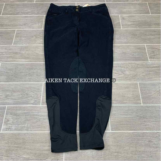 SmartPak Denim Knee Patch Breeches, Size 32 L