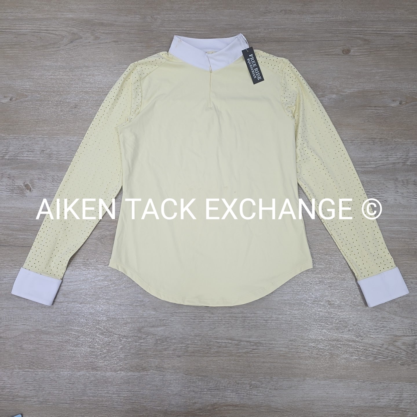 Free Ride Equestrian Cassidy Long Sleeve Show Shirt, Women's Large