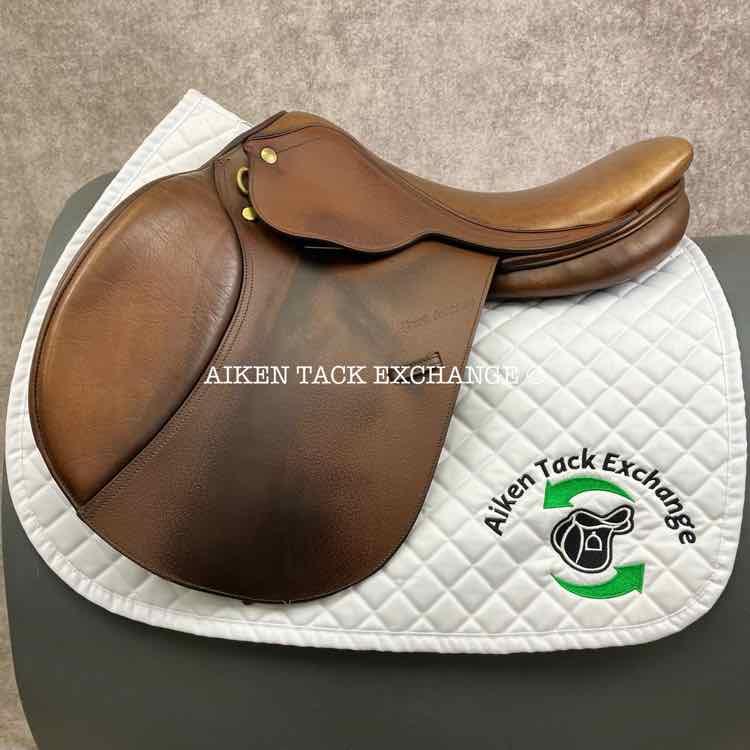 Beval LTD Close Contact Jump Saddle, 17" Seat, Medium Tree, Foam Panels
