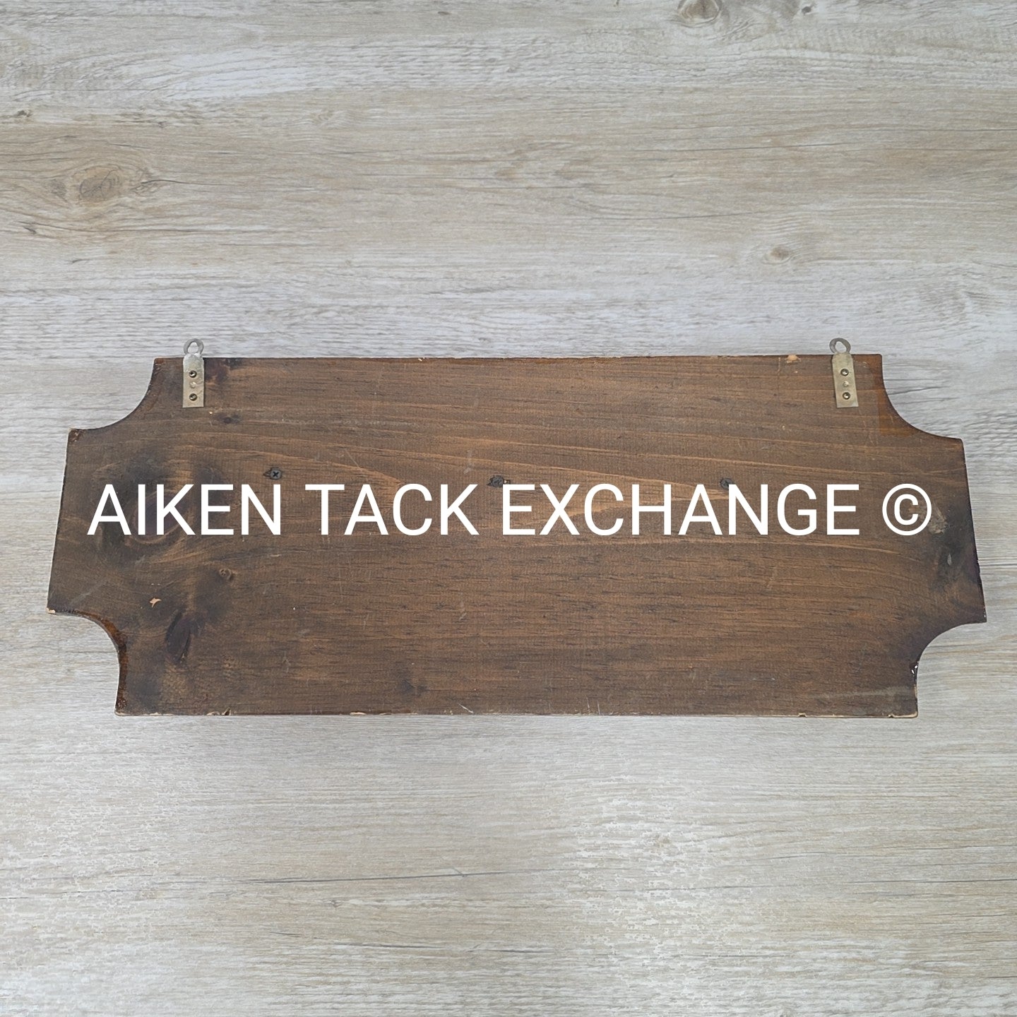 Hanging Wood Bridle Rack, Holds 3