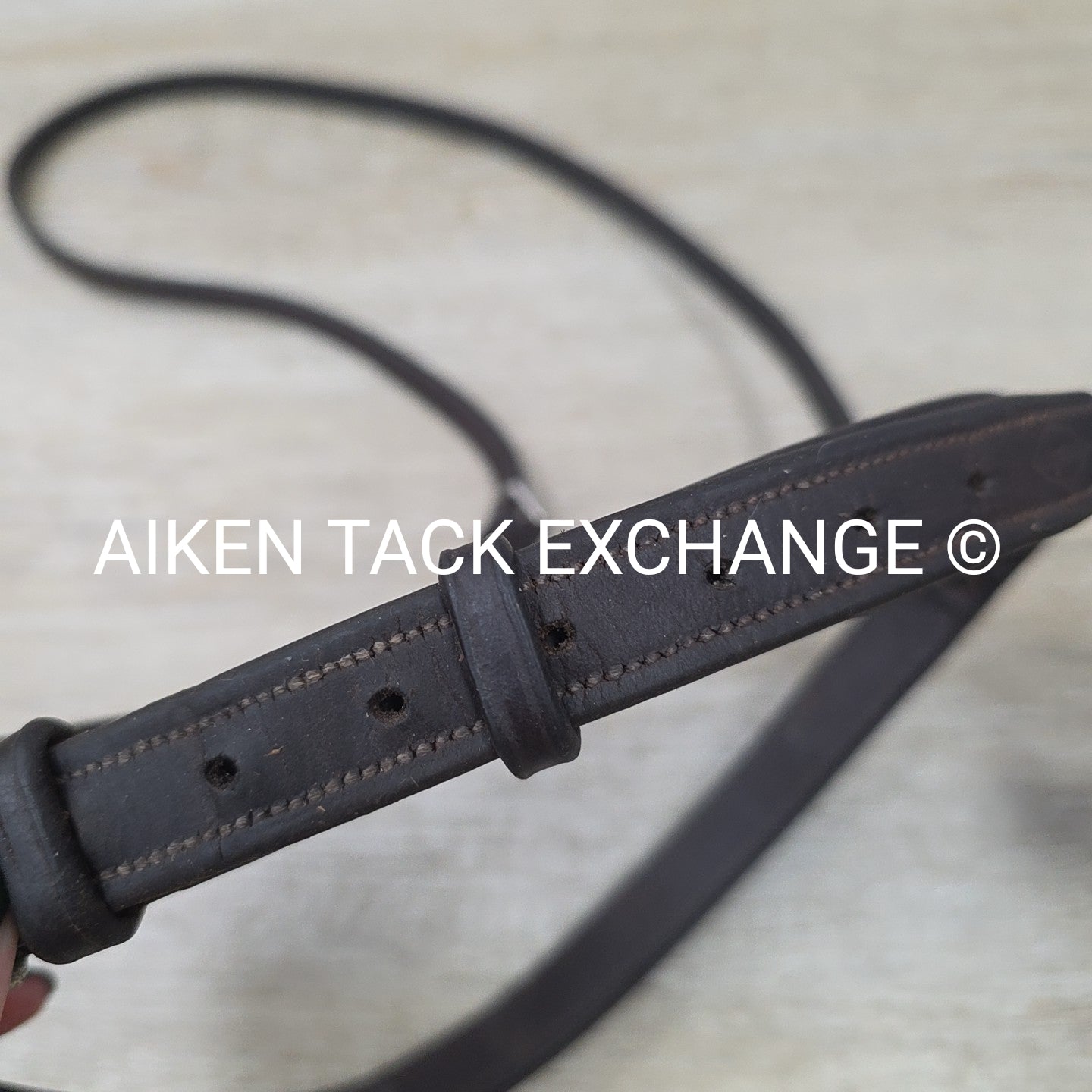 BARGAIN BUNDLE: 2 Edgewood Fancy Stitched Nosebands, Brown, Size Full