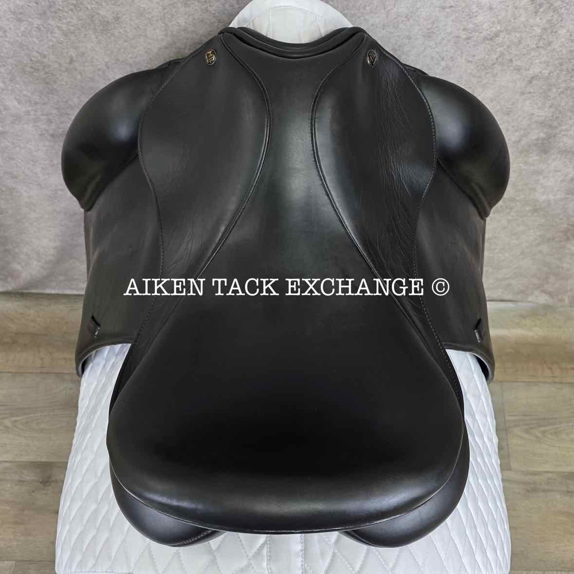 **On Trial** Marcel Toulouse Verona Monoflap Dressage Saddle, 17.5" Seat, MW/W Tree, Wool Flocked Panels