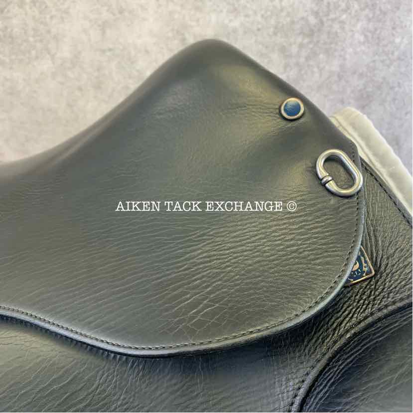 2019 Stubben D Serenity Dressage Saddle, 18" Seat, 27 cm Tree - Narrow/Medium Narrow Tree, Wool Flocked Panels